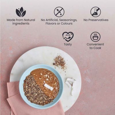 Wise Mama: Palm Jaggery & Coconut Millet Porridge - 300 gm