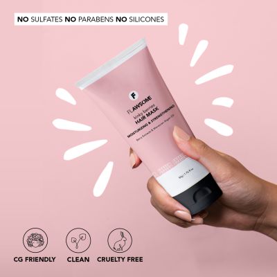 Flawsome: Kinky Berries Moisturizing & Strengthening Hair Mask - 50gm