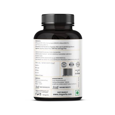 Zingavita: Vitamin C Tablets For strong Immunity & Glowing Skin - 60 Tablets