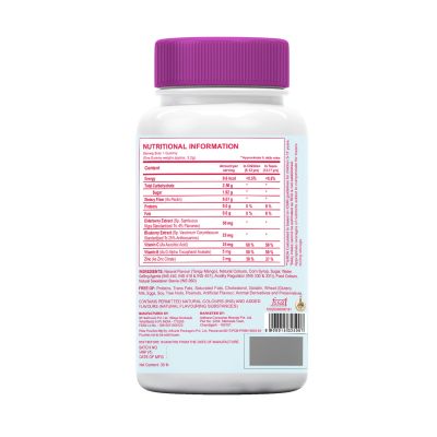 Zingavita: Strong Immunity Multivitamin Gummies for kids (With Elderberry & Blueberry) - 30 Gummies