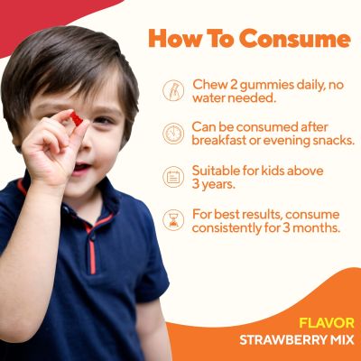 Zingavita: Sharp Eye Multivitamin Gummies for Kids with essential eye vitamins - 30 Gummies