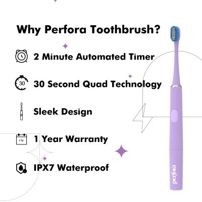 Perfora: Electric Toothbrush - Lilac Lavender