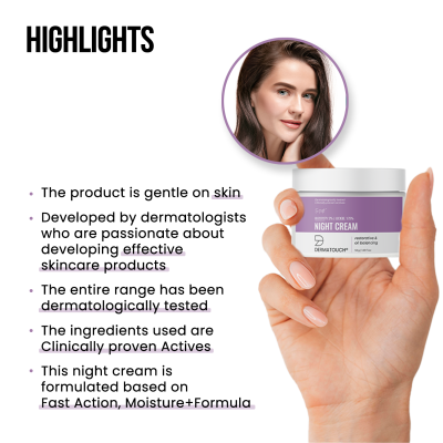 Dermatouch: Restorative Night Cream - 50gm