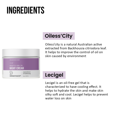 Dermatouch: Restorative Night Cream - 50gm
