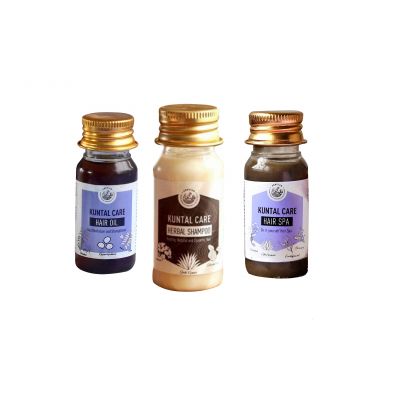 Amrutam: Kuntal care Spa, Oil and Shampoo Travel Pack - 90ml