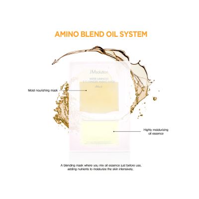JMsolution: Water Luminous SOS Ringer Amino 2-Step Sheet Mask - Pack of 4