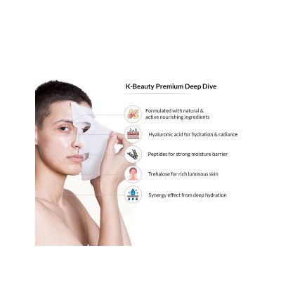 JMsolution: Water Luminous SOS Ringer Amino 2-Step Sheet Mask - Pack of 4