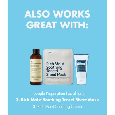 Klairs: Rich Moist Soothing Tencel Sheet Mask (1pcs)
