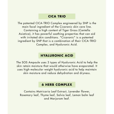 SNP PREP: Cicaronic Soothing Cream - 50gm