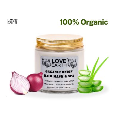 Love Earth: Organic Onion Hair Mask & Spa - 100g