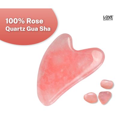 Love Earth: Rose Quartz Gua Sha - 100gm