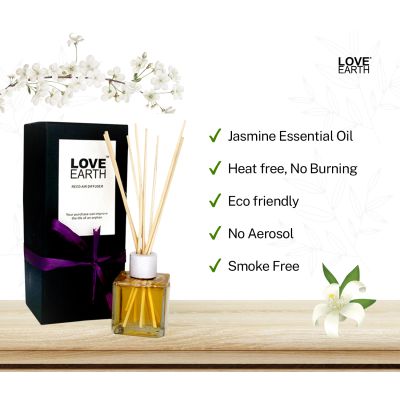 Love Earth: Reed Diffuser (Jasmine) - 30ml