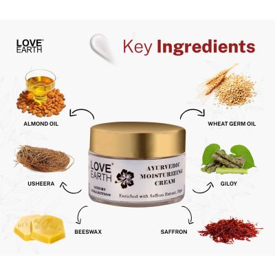 Love Earth: Ayurvedic Moisturizing Cream - 50g