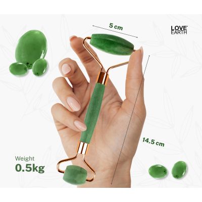Love Earth: Jade Face Roller - 100gm