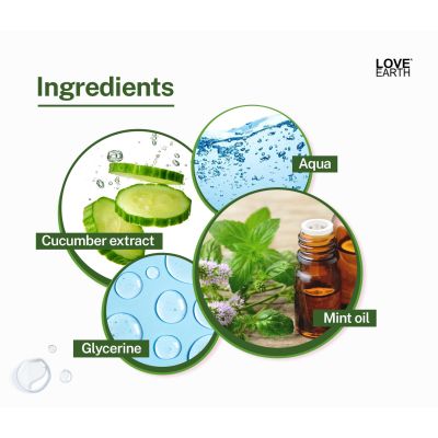 Love Earth: Cucumber Mint Face Mist - 100ml