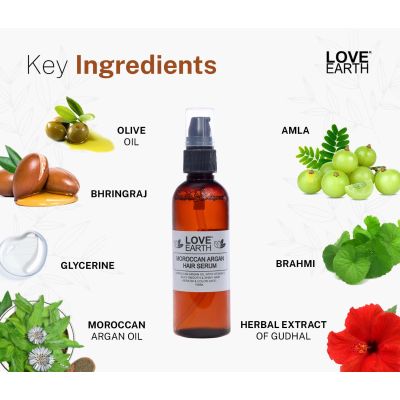 Love Earth: Moroccan Argan Hair Serum - 100ml