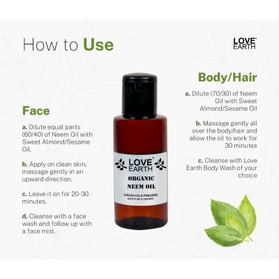 Love Earth: Organic Neem Oil - 100ml