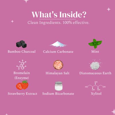 Perfora: Charcoal Teeth Whitening Powder - Watermelon Mint
