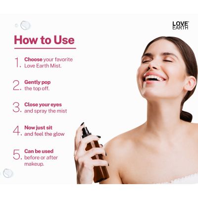 Love Earth: Rose Face Mist - 100ml