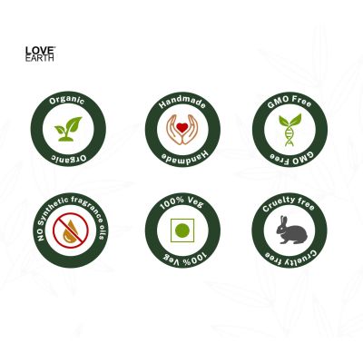 Love Earth: Body Wash Jasmine Green Tea  And Charcoal - 220ml