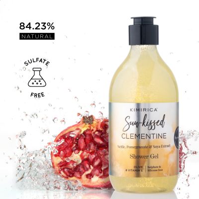 Kimirica: Sun-kissed Clementine Sulphate-free Shower Gel - 300ml