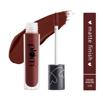 Plum: Plum Matte In Heaven Liquid Lipstick (Cocoa Mocha - 130) - 4.5ml