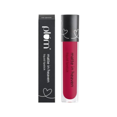 Plum: Plum Matte In Heaven Liquid Lipstick (Pink Martini - 124) - 4.5ml