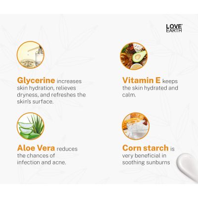 Love Earth: Vitamin C Sunscreen SPF 50 - 50ml