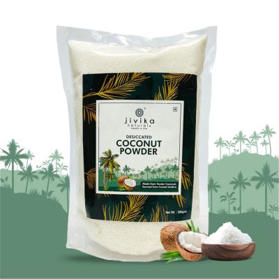 jivika naturals: Desiccated Coconut Powder - 500 gm