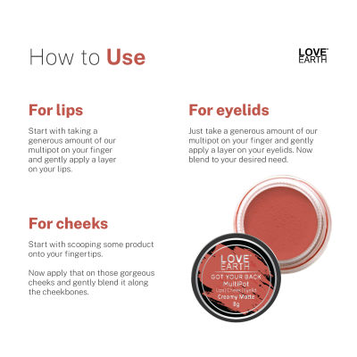 Love Earth: Lip & Cheek Tint - Got Your Back - 8gm