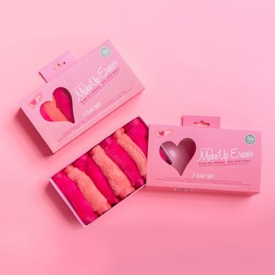 Makeup Eraser: I Heart You 7 Day Set - Includes 7 Mini MakeUp Erasers
