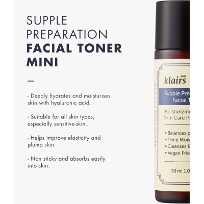 Klairs: Supple Preparation Facial Toner - 30ml