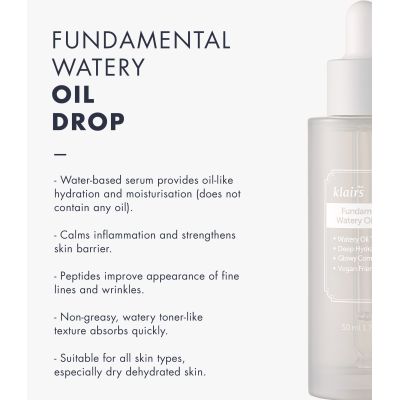 Klairs: FundamentalÂ Watery Oil Drop - 50 ml