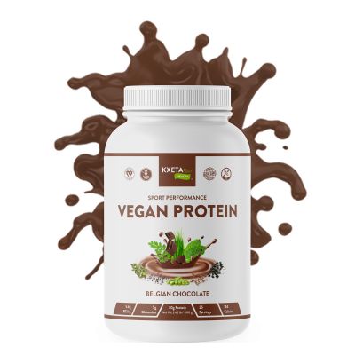 Kxeta Health: Vegan Protein (Belgian Chocolate) - 25 Servings