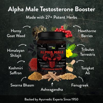 Kxeta Health: Alpha Male Testosterone Booster - 30 Servings