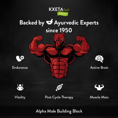 Kxeta Health: Alpha Male Testosterone Booster - 30 Servings
