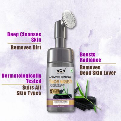 WOW: Charcoal Foaming Face Wash