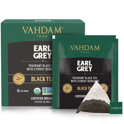 Vahdam Teas: Earl Grey Citrus Black Tea 30gm