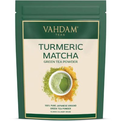 Vahdam Teas: Japanese Turmeric Matcha 50gm