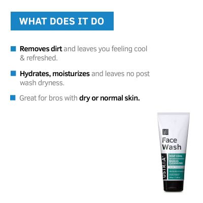 Ustraa: Face Wash for hydrated Skin - 200g