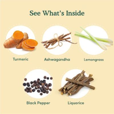 Vahdam Teas: Turmeric Ashwagandha Tea 30gm