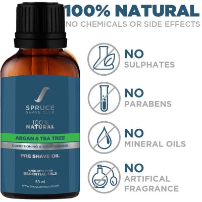 Spruce Shave Club: Argan & Tree Pre Shave Oil