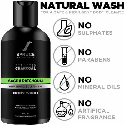 Spruce Shave Club: Charcoal Natural Body Wash