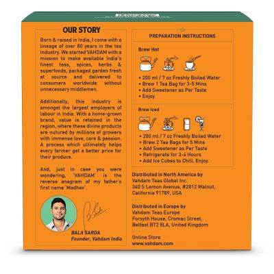 Vahdam Teas: Original Masala Chai Tea 30gm
