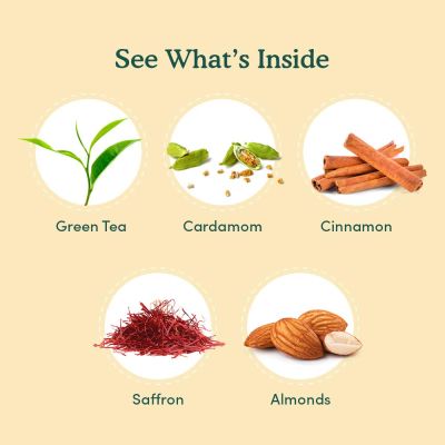 Vahdam Teas: Kashmiri Kahwa Green Tea 100gm