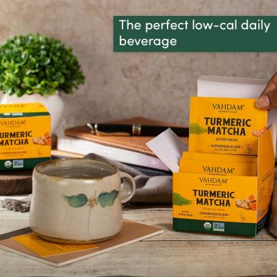 Vahdam Teas: Turmeric Matcha Superfood Elixirs 25gm