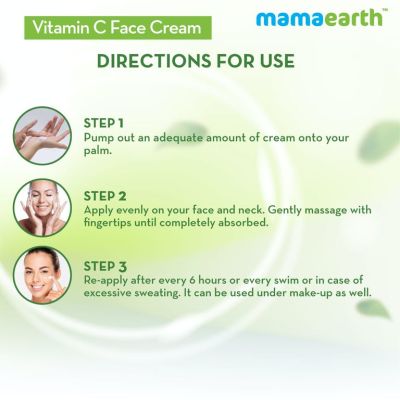Mamaearth: Vitamin C Cream for skin brightening - 50gm