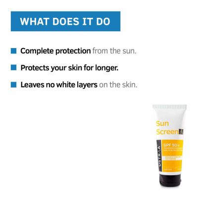 Ustraa: Sunscreen for protection against sun - 100g