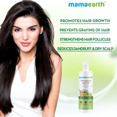 Mamaearth: BhringAmla Hair Oil for healthy hair - 250ml