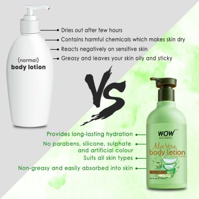 WOW: Aloe Vera Body Lotion, 200 ml